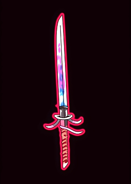 Neon Fluorescent Katana