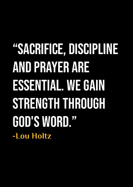 Lou Holtz Quote