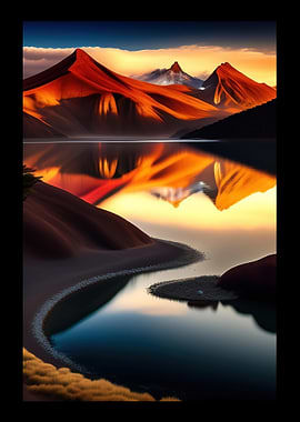 Clear Water And Mountains