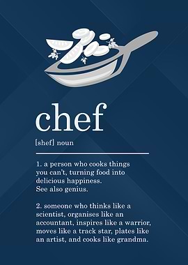 Funny Chef Definition Cook