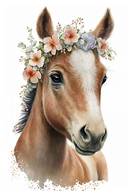 Cute Baby Horse