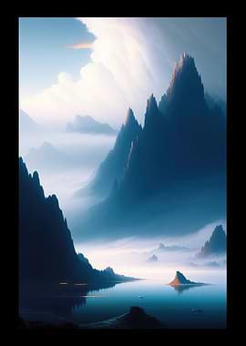 Clouds And Mountains View