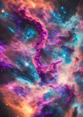 Colorful nebula
