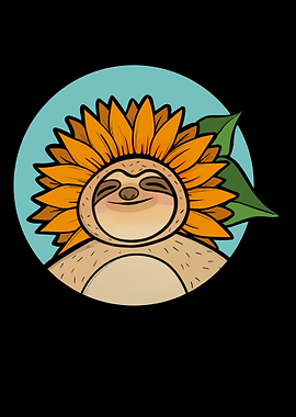 Sloth Sloth Sunflower