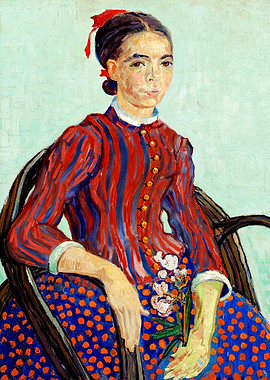 La Mousme 1888 van Gogh