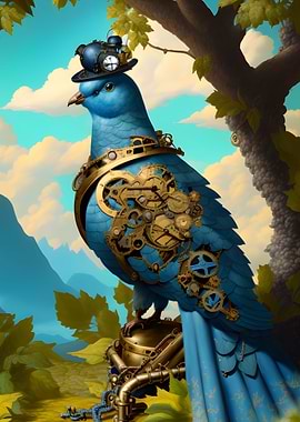 Steampunk Dove