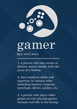 Funny Gamer Definition