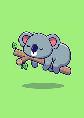 Cute Koala Sleeping