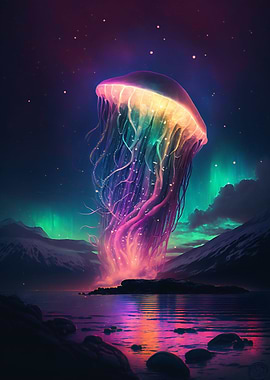 Synthwave Jellyfish