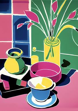 Still Life Cozy Painting