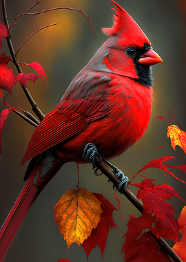 red bird