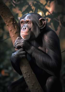 Wise chimpanzee