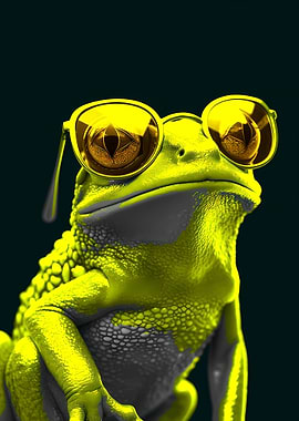 Frog With Sunglasses