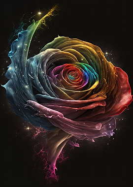 rainbow rose