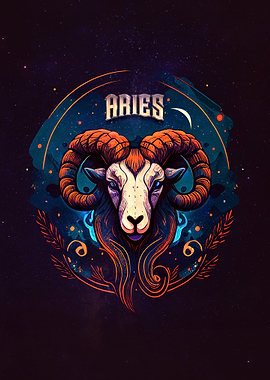 Aries Zodiac Ram Goat