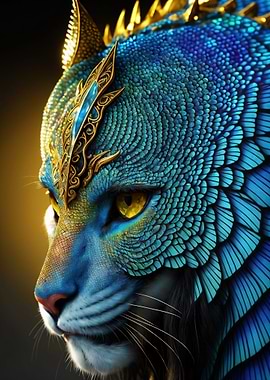 Fantasy Cat Like Dragons