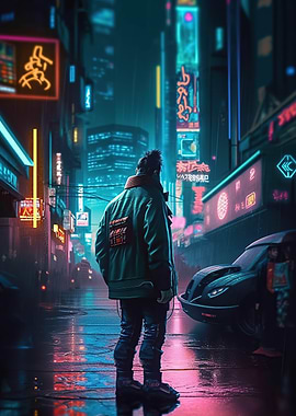 Neon Lofi Cyberpunk
