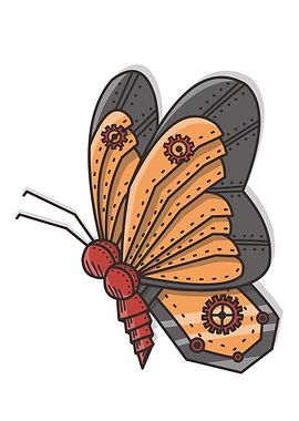 Butterfly Steampunk Style