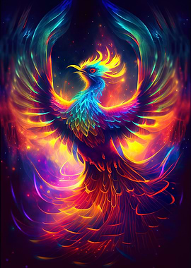 Mystical Flames Phoenix