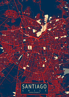 Santiago City Map Hope