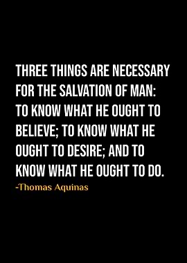 Thomas Aquinas Quote