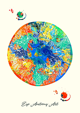 Eye Anatomy Art
