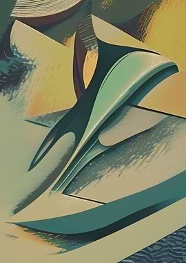 Abstract soft strokes