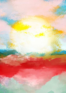 Eclectic Abstract Sun