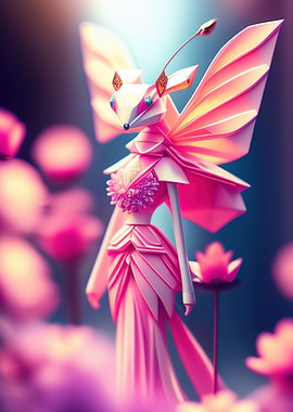 Origami character