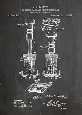 self inking stamp patent