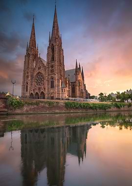 Golden hour in Strasbourg