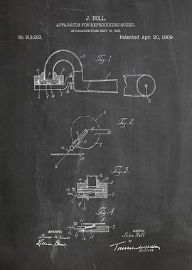 Reproducing sound patent