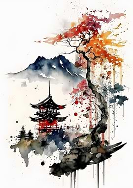Watercolors japanese 6