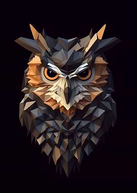 Owl Low Poly