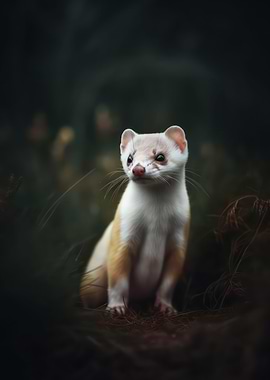 Adorable stoat