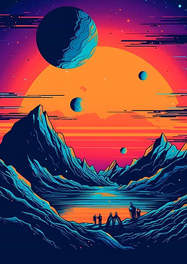 Retro 80s Illustration