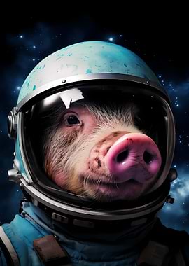 Pig Astronaut Farmer