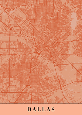 Dallas Orange Map