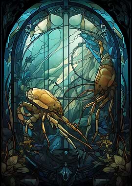 Scorpions Stained Glass