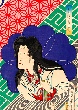 Japanese kabuki actor