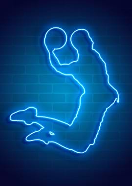 basketball neon