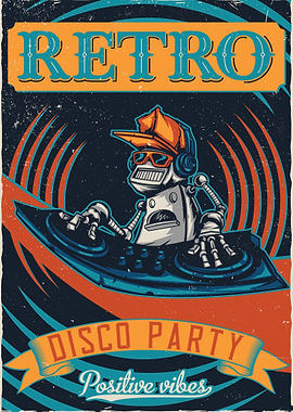 Retro DJ Robot