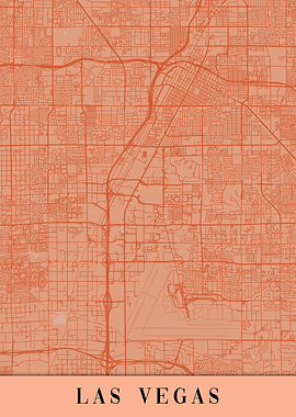 Las Vegas Orange Map