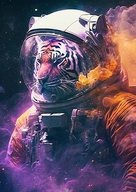 Tiger Astronaut