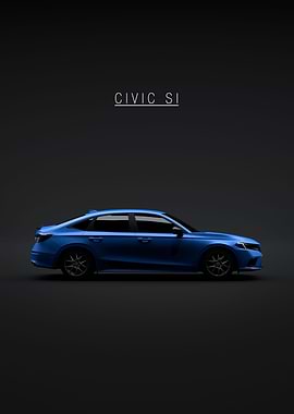 2022 Honda Civic SI Blue