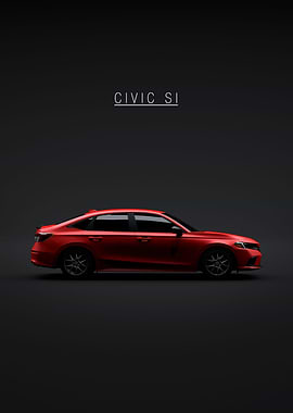 2022 Honda Civic SI Red