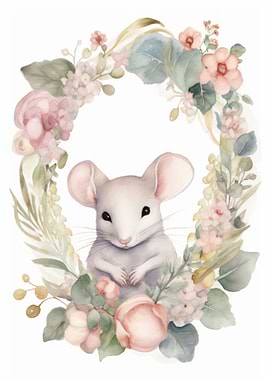 Watercolor Mouse