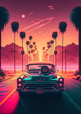 Retro 80s Car Classic