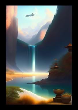 Falls And A Flying Object