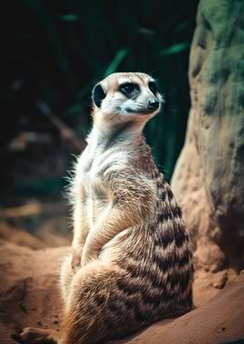 Funny meerkat